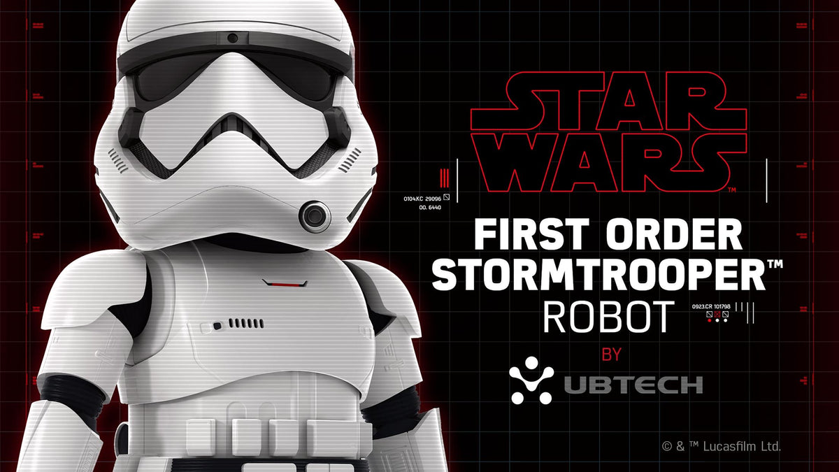 UBTECH STAR WARS FIRST ORDER STORMTROOPER ROBOT INCL. CAMERA FUNCTION,  VOICE COMMANDS, FACIAL RECOGNITION (Shipped out in Approximately 2-3  Working