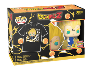 FUNKO POP! & TEE MAJIN VEGETA (GLOW) - T Size (Large)