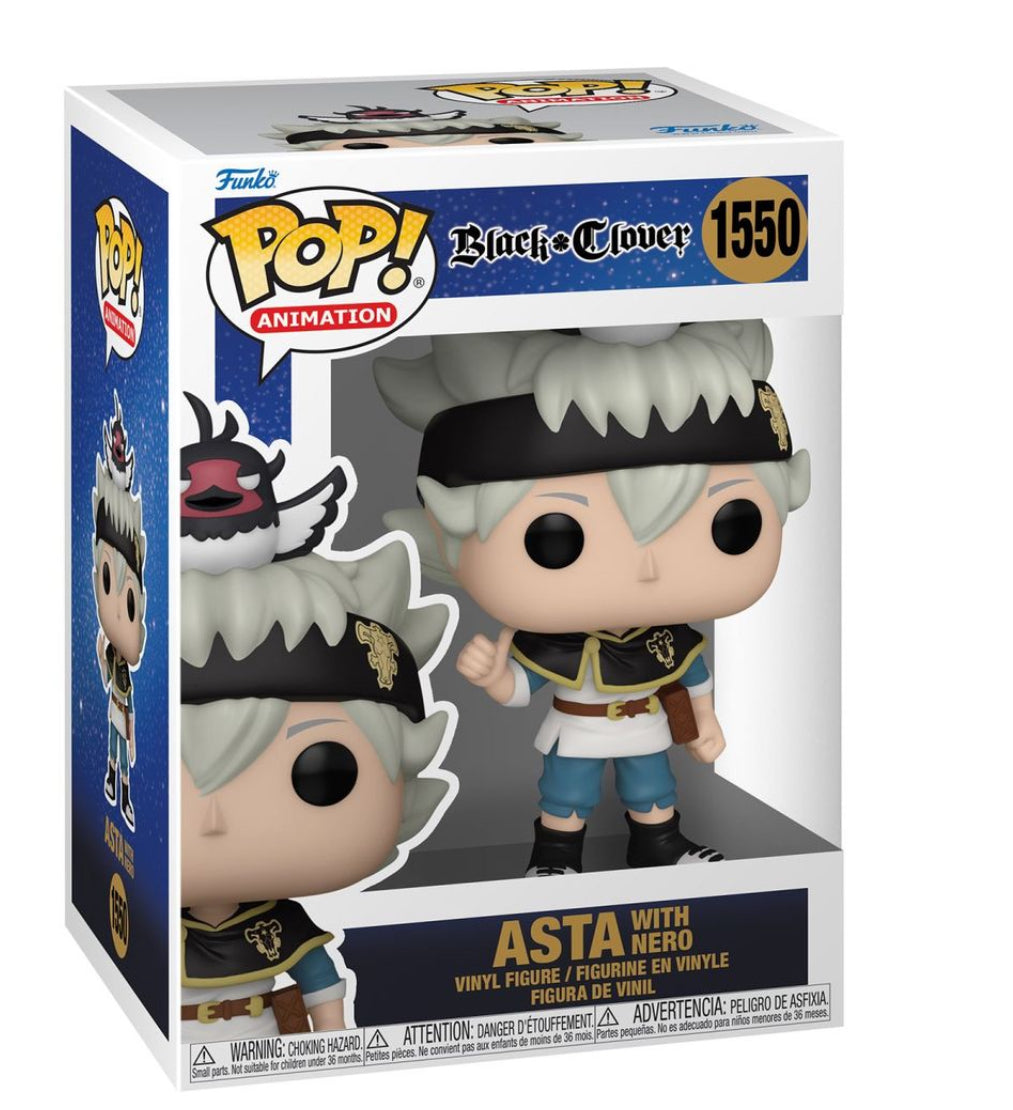 Pre Order: Black Clover - Asta With Nero Funko POP!