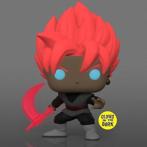 Pre Order: Dragon Ball Super – Super Saiyan Rose Goku Black with Scythe GITD Funko POP!