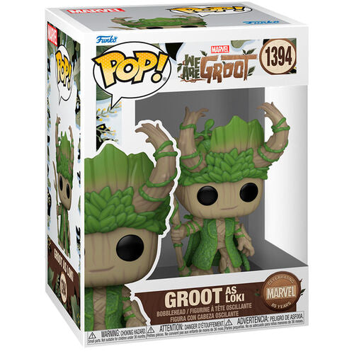 Pre Order:  We are Groot, Groot as Loki Funko POP!