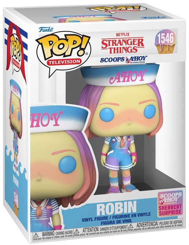 Pre Order: STRANGER THINGS - ROBIN (SCOOPS AHOY) Funko POP!