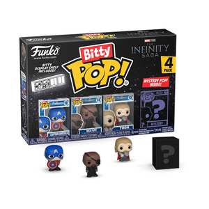 Pre Order: Funko Bitty POP!: Marvel- Captain America 4pk