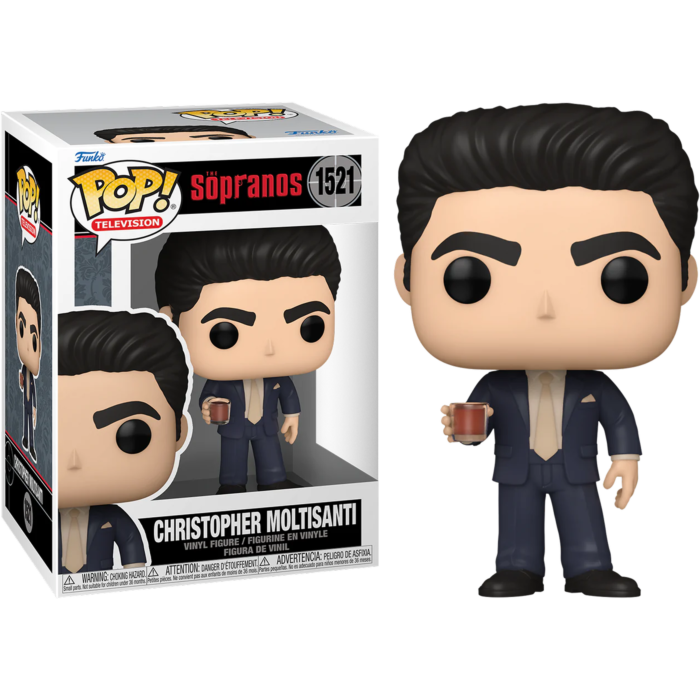 Pre Order: The Sopranos - Christopher Moltisanti with Drink Funko POP!