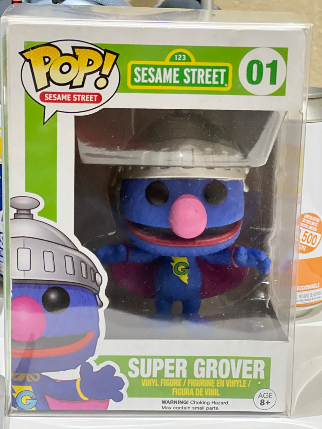 Sesame Street Super Grover Funko POP! (Some Shelfware on Box)