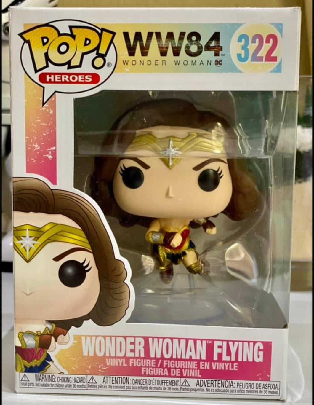 Wonder Woman Flying (Box Damage) Auction (Reserved for Auction Winner)