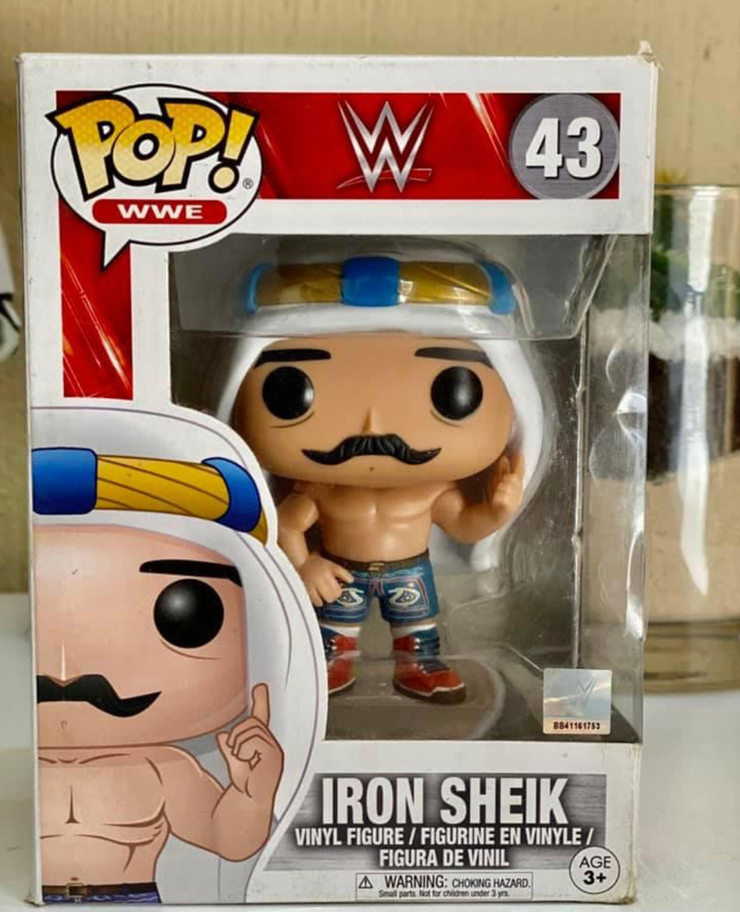WWE Iron Sheik (Box Damage) Auction (Reserved for Auction Winner)