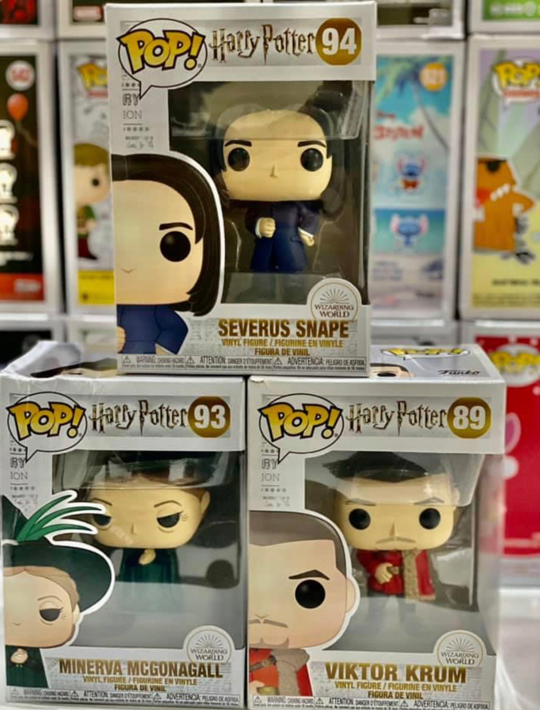 x 3 Harry Potter Funko POPS! (Box Damage) Auction (Reserved for Auction Winner)